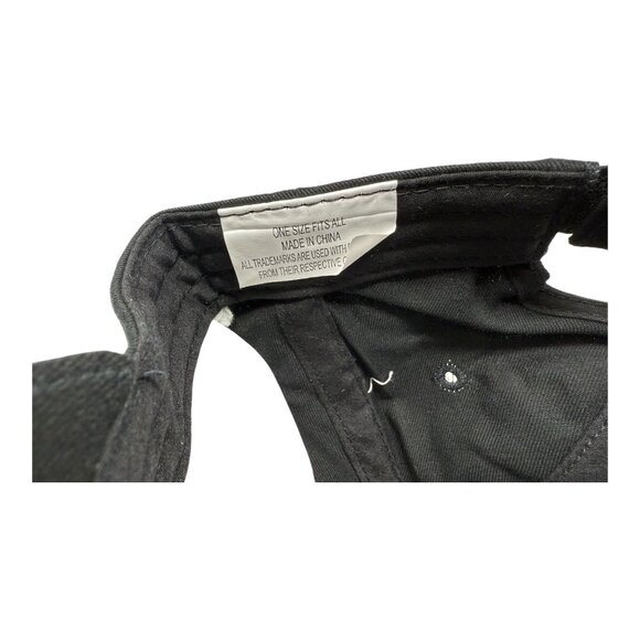 Coca-Cola NASCAR No 26 Embroidered Adj Black Ballcap Red Brim Autographed Racing - Picture 6 of 6